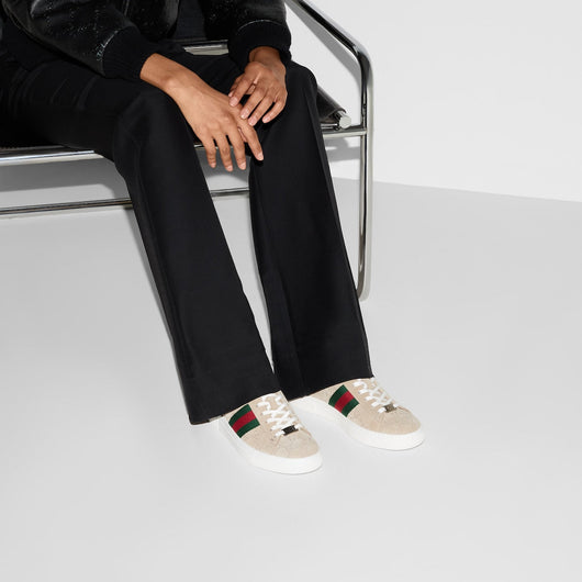 Women's Ace suede sneaker with Web