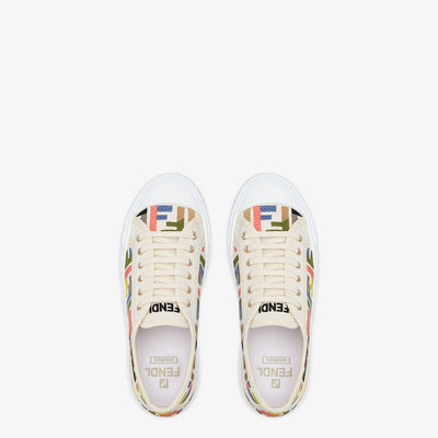 Domino Multicolor Canvas Sneakers
