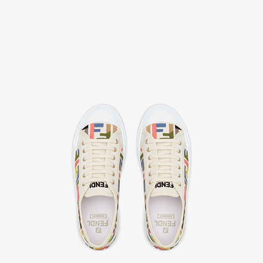 Domino Multicolor Canvas Sneakers