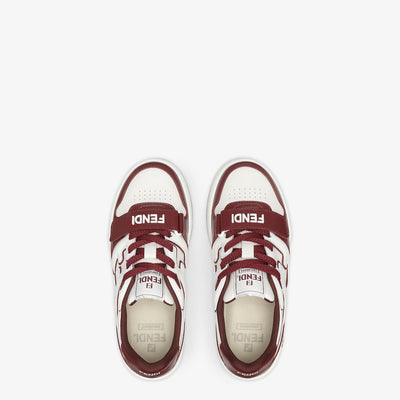Lace-up sneaker Burgundy