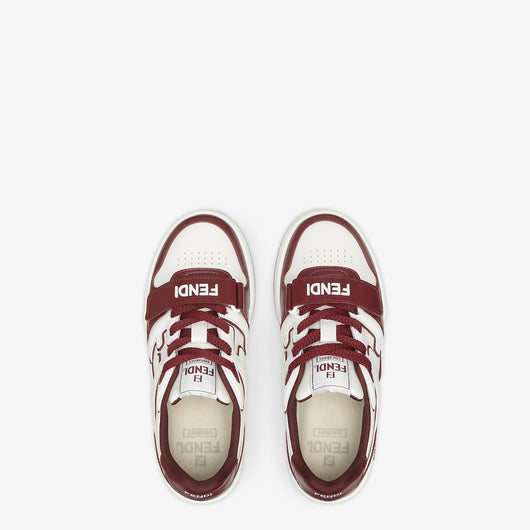 Lace-up sneaker Burgundy
