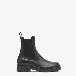 Round Toe Filo Boots Black
