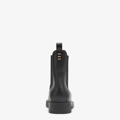 Round Toe Filo Boots Black