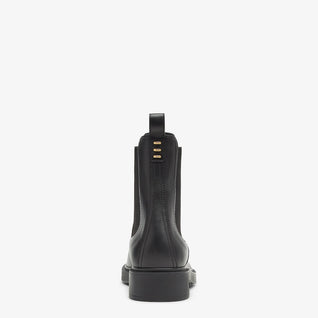 Round Toe Filo Boots Black
