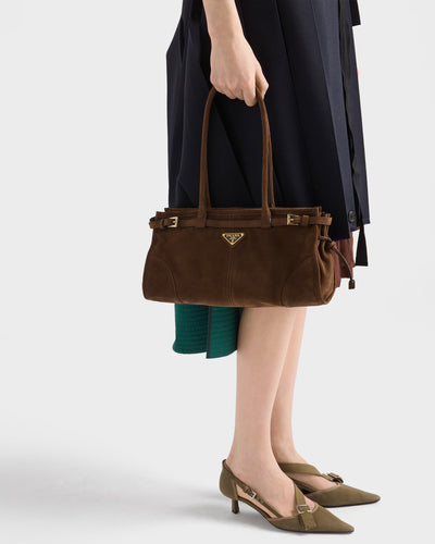 Bonnie medium nubuck leather handbag