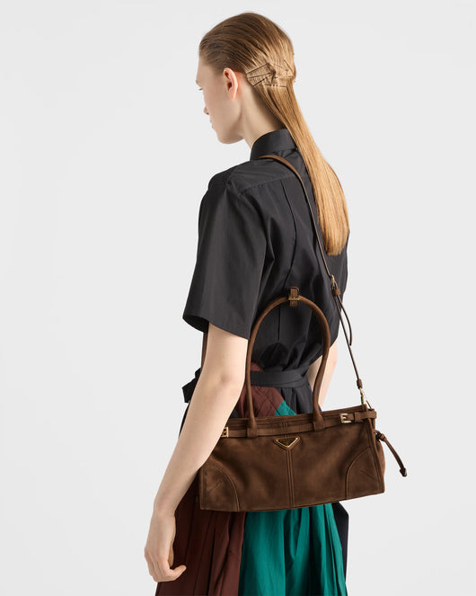 Bonnie medium nubuck leather handbag