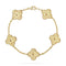 CLOVER 5 MOTIFS BRONZING BRACELET