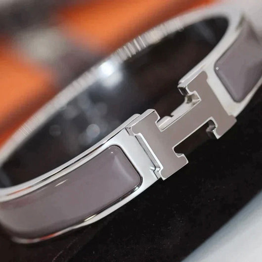H BRACELET 12MM BROWN