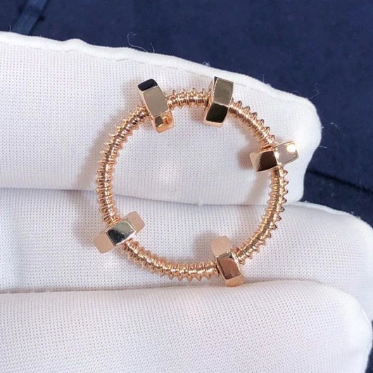 NUTS AND BOLTS ROSE GOLD RING