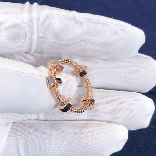 NUTS AND BOLTS ROSE GOLD RING