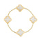 PURE CLOVER MOP BRACELET 4 MOTIFS