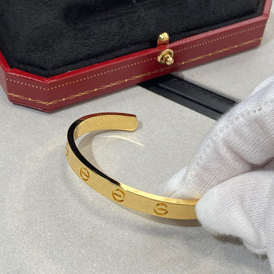 LOVE BRACELET 6.1MM OPEN CUFF