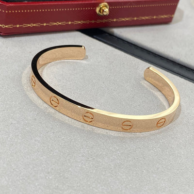 LOVE BRACELET 6.1MM OPEN CUFF
