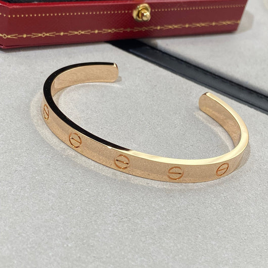 LOVE BRACELET 6.1MM OPEN CUFF