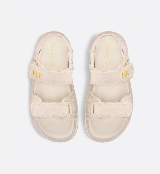 Cotton Canvas Sandal