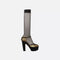 Illusion Heeled Sandal