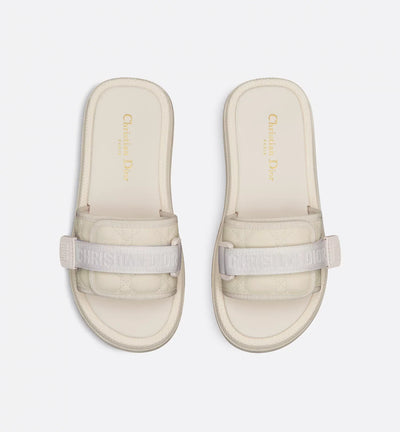 Evolution Cannage Leather Slide