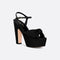 Muse Heeled Grosgrain Sandal
