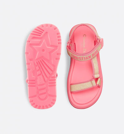 D-Wave Embroidered Sandal