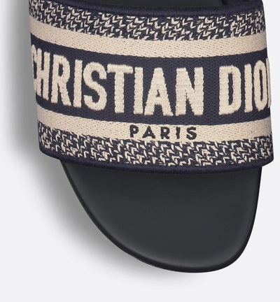 Dway Embroidered Slide