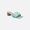 Dway Heeled Slide Houndstooth Motif