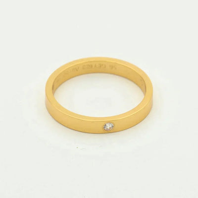 LOVE RING 4MM 1 DIAMOND
