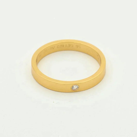 LOVE RING 4MM 1 DIAMOND