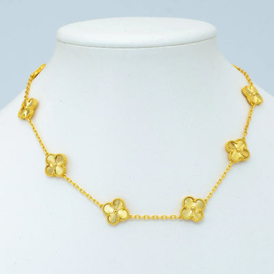 CLOVER VINTAGE LASER NECKLACE 10 MOTIFS