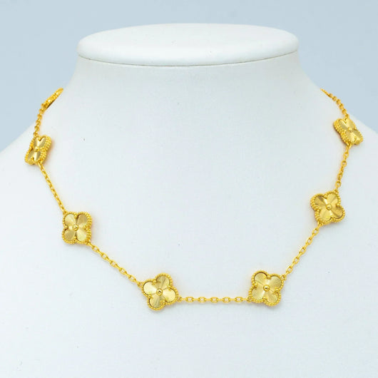 CLOVER VINTAGE LASER NECKLACE 10 MOTIFS