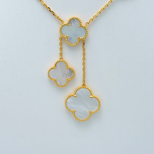 CLOVER  MOP NECKLACE 6 MOTIF