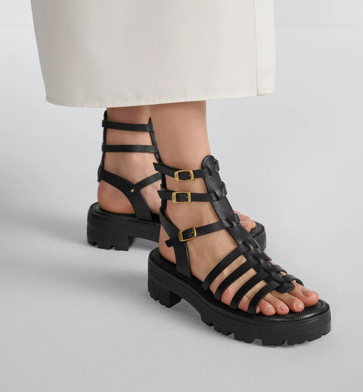 Bay Calfskin Platform Sandal