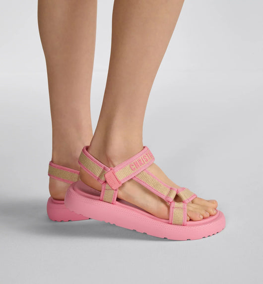 D-Wave Embroidered Sandal