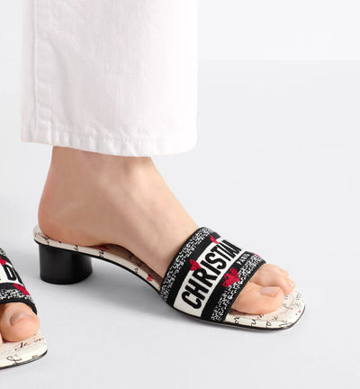 Dway Heeled Slide Adore Motif