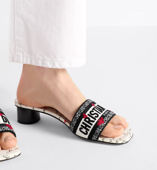 Dway Heeled Slide Adore Motif