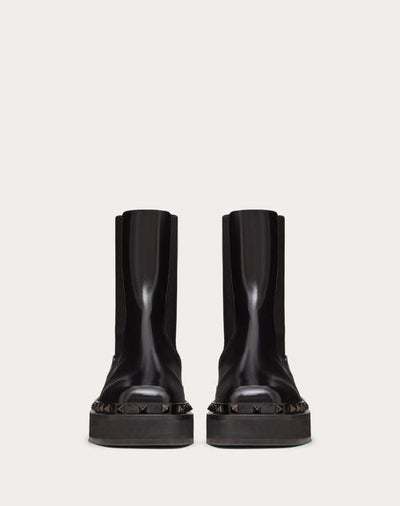 M-WAY ROCKSTUD BEATLE IN CALFSKIN WITH TONE-ON-TONE STUDS 50 MM