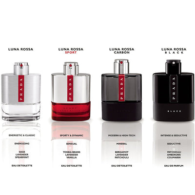 Prada Luna Rossa Black 3.4 oz EDP for men