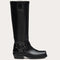 ROCKSTUD CALFSKIN BIKER BOOT 40MM