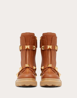 ROMAN STUD CALFSKIN COMBAT BOOT 40MM