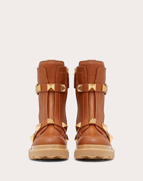 ROMAN STUD CALFSKIN COMBAT BOOT 40MM