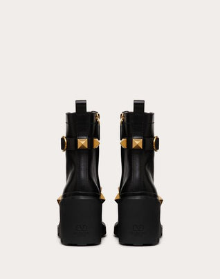 ROMAN STUD CALFSKIN COMBAT BOOT 85MM