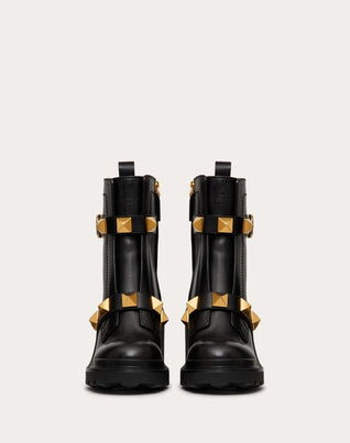ROMAN STUD CALFSKIN COMBAT BOOT 85MM