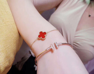 T BRACELET ROSE GOLD 1.8MM DIAMOND