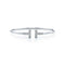 T BRACELET 1.8MM DIAMOND SILVER