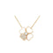 CLOVER MOP DIAMOND ROSE GOLD NECKLACE