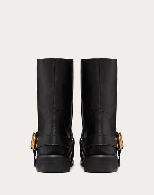 VLOGO SIGNATURE CALFSKIN ANKLE BOOT 30MM