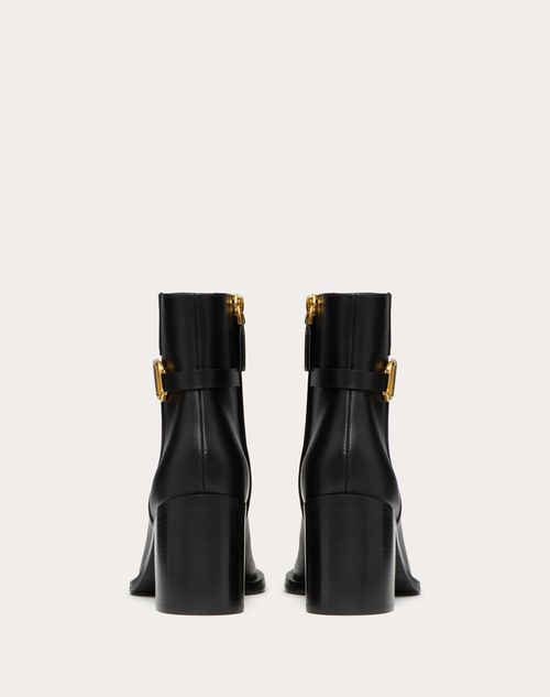 VLOGO SIGNATURE CALFSKIN ANKLE BOOT 75MM