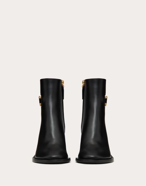 VLOGO SIGNATURE CALFSKIN ANKLE BOOT 75MM