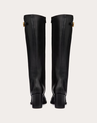 VLOGO SIGNATURE CALFSKIN BOOT 70MM