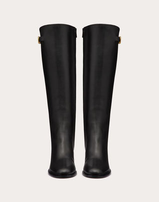 VLOGO SIGNATURE CALFSKIN BOOT 70MM