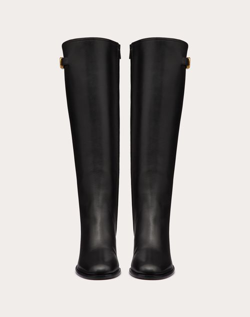 VLOGO SIGNATURE CALFSKIN BOOT 70MM